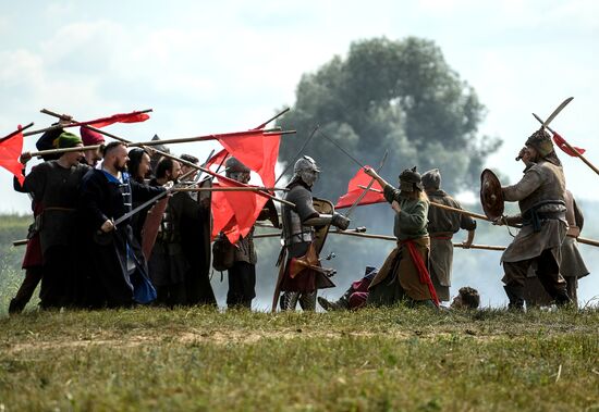 Great stand on the River Ugra memorial event