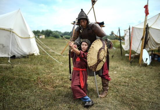 Great stand on the River Ugra memorial event