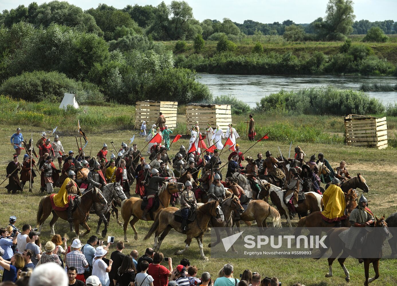 Great stand on the River Ugra memorial event