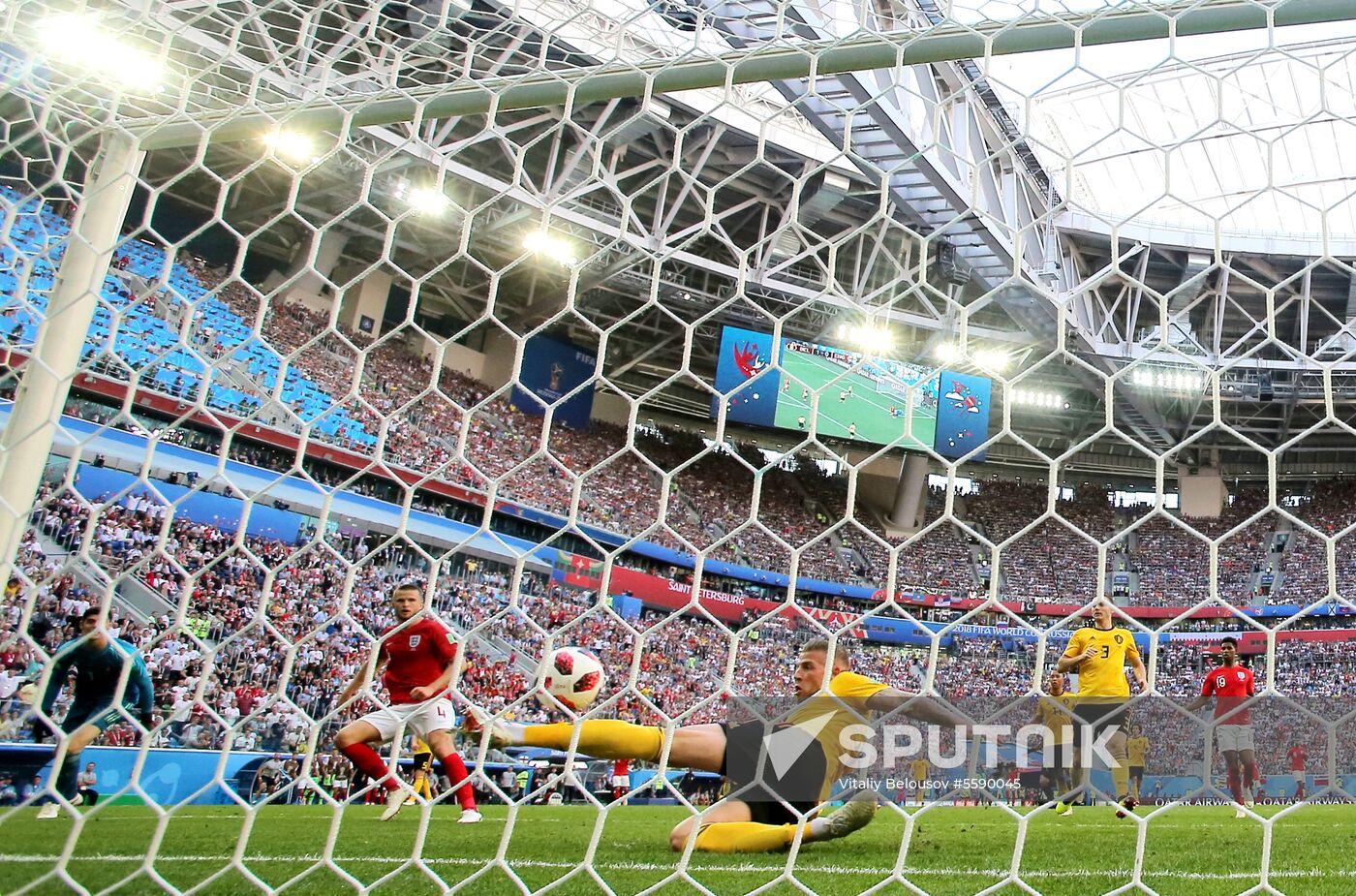 Russia World Cup Belgium - England