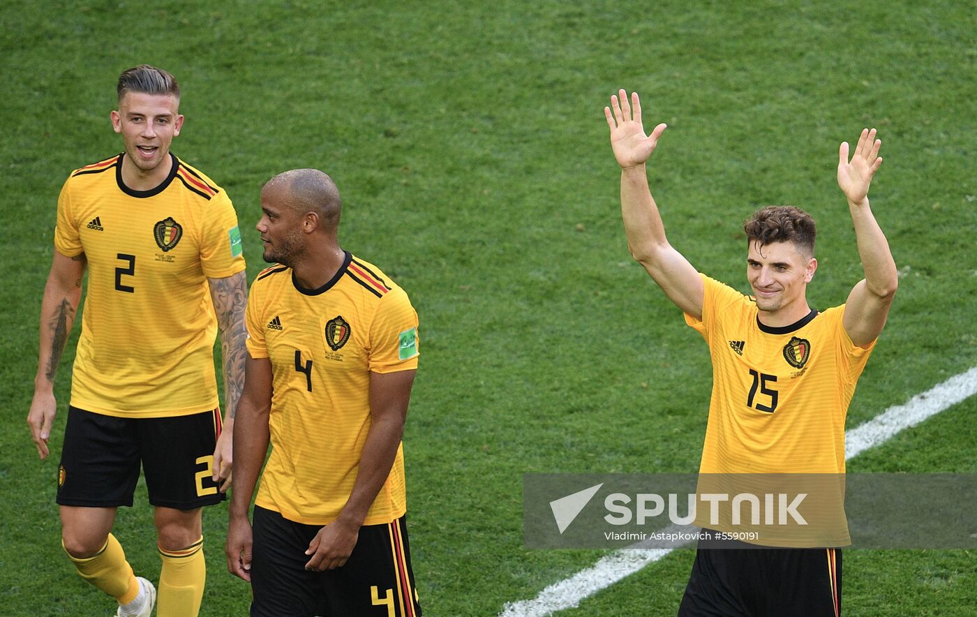 Russia World Cup Belgium - England