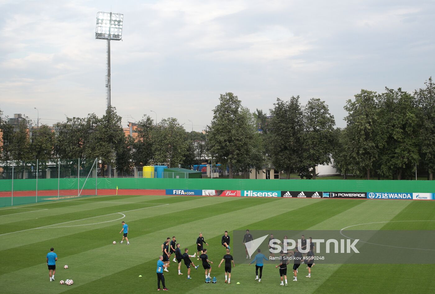 Russia World Cup Croatia Training