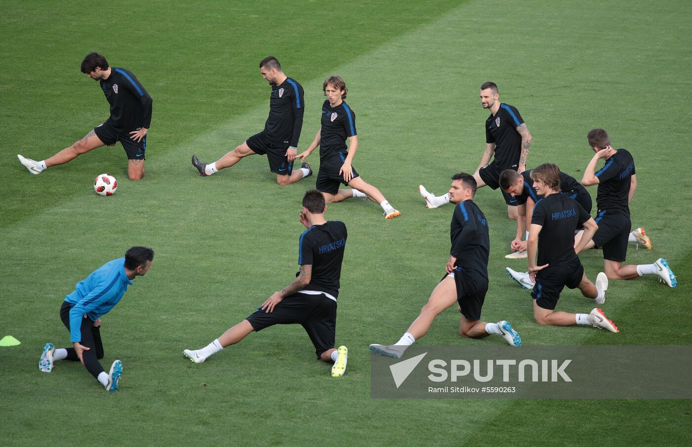 Russia World Cup Croatia Training