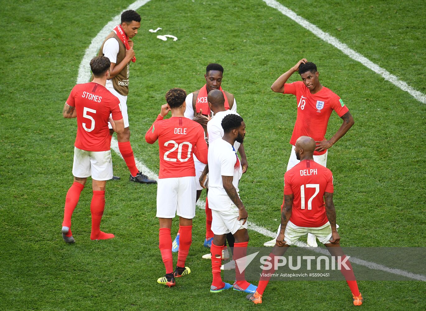 Russia World Cup Belgium - England