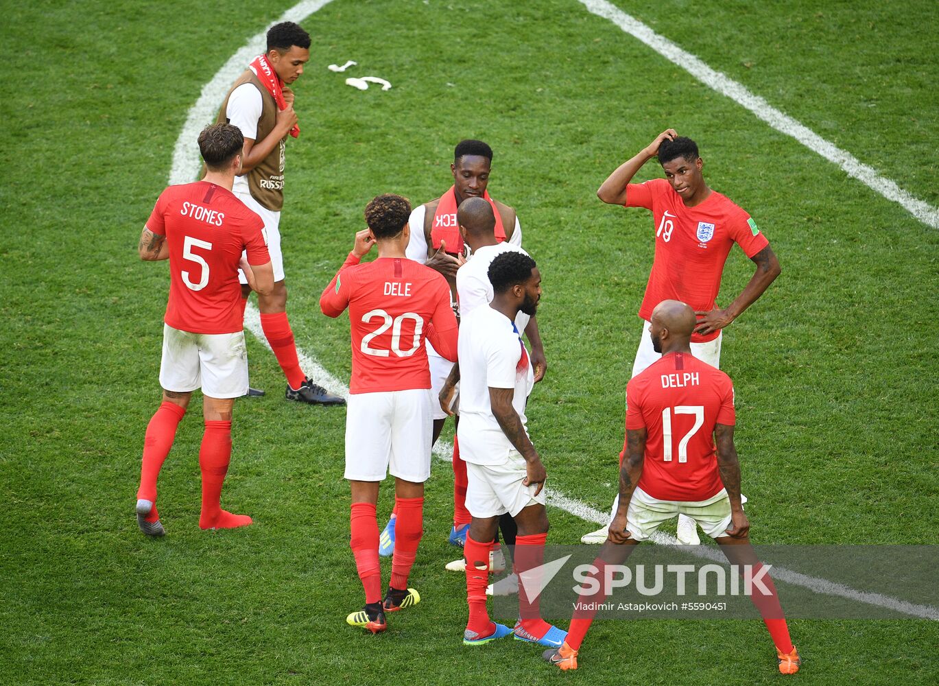 Russia World Cup Belgium - England