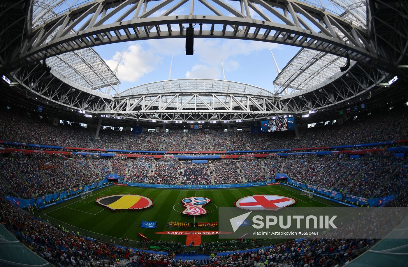 Russia World Cup Belgium - England