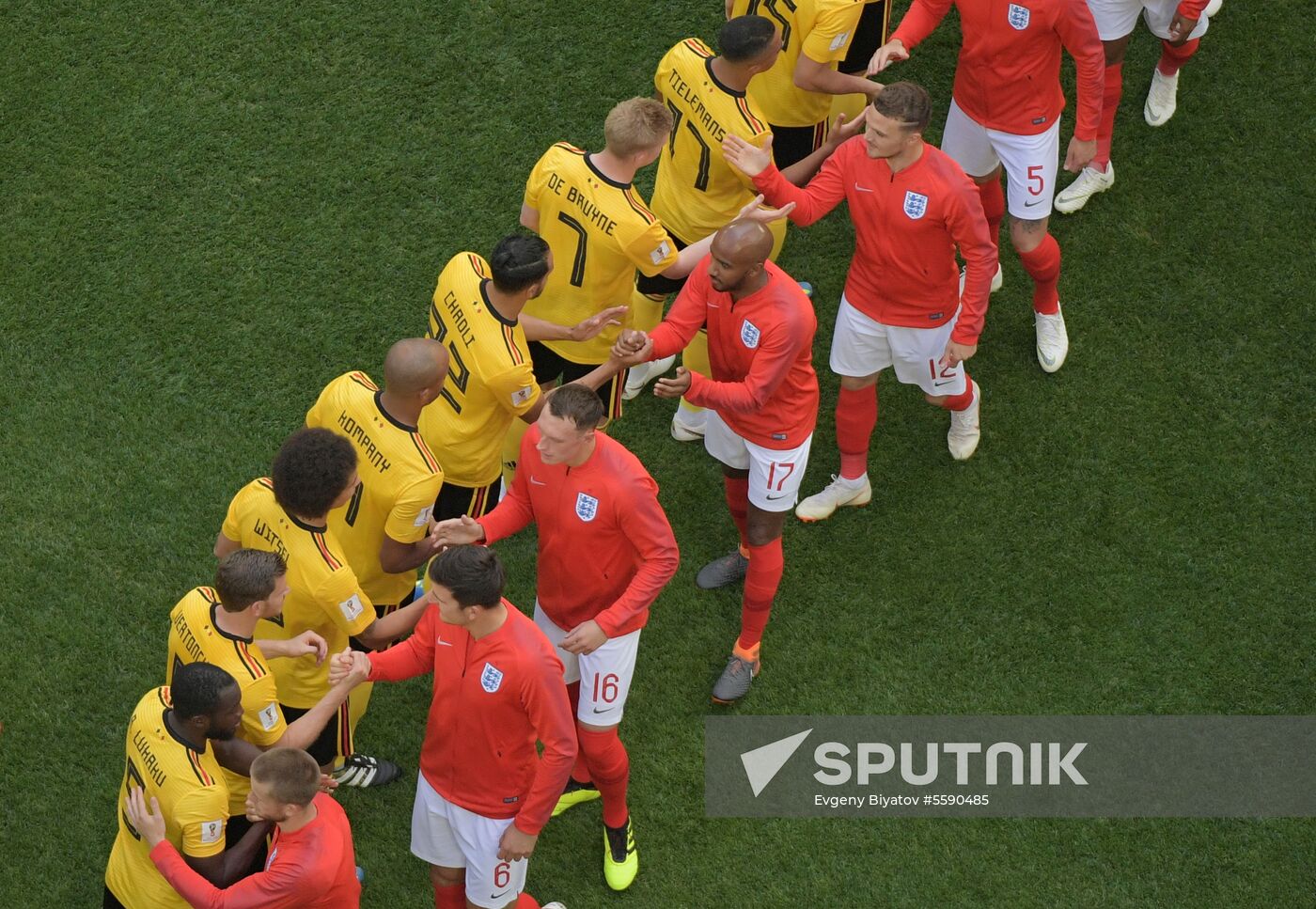 Russia World Cup Belgium - England