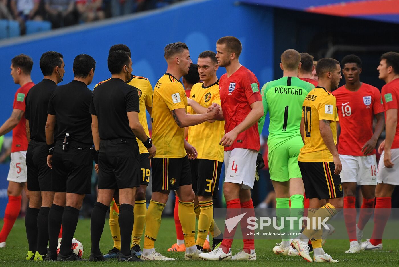 Russia World Cup Belgium - England