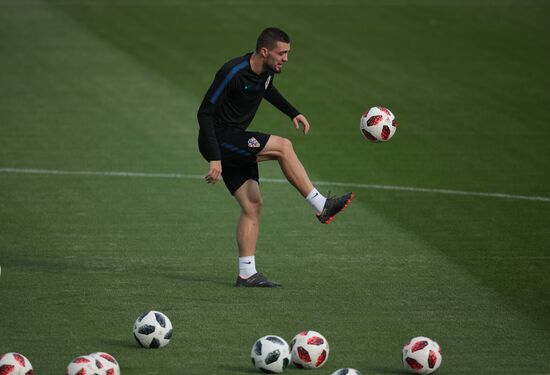 Russia World Cup Croatia Training