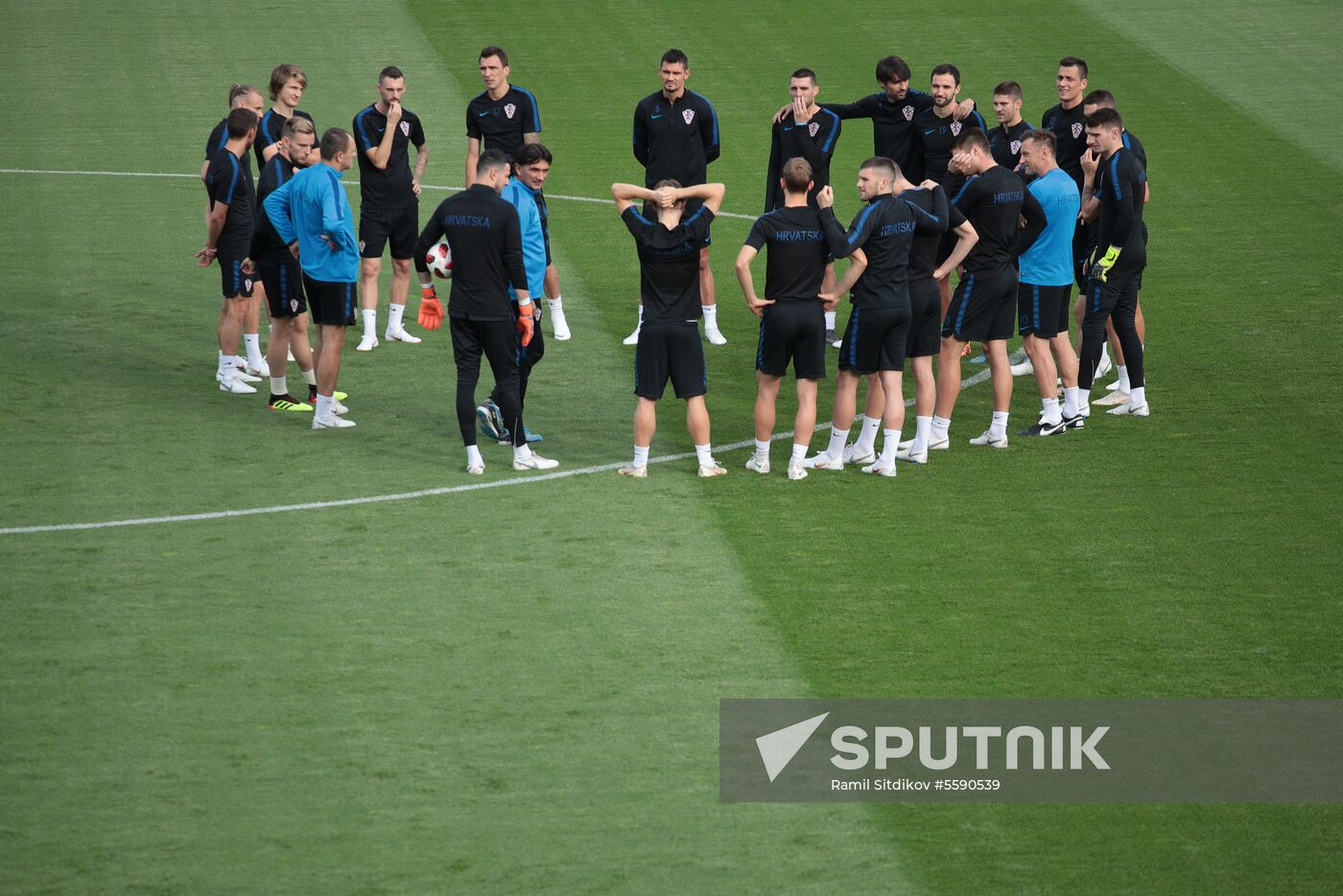 Russia World Cup Croatia Training