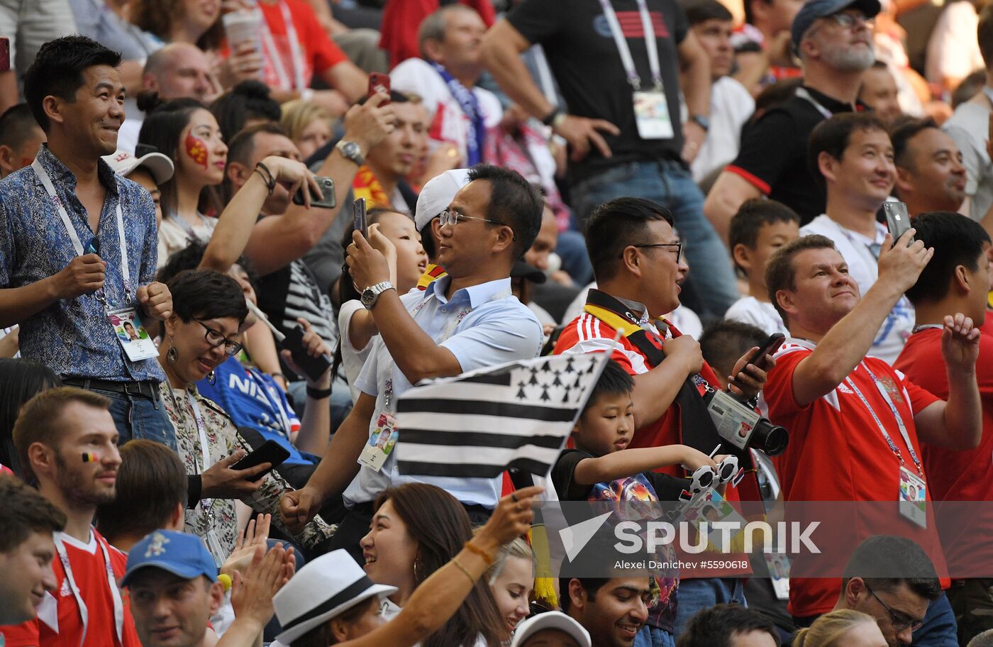 Russia World Cup Belgium - England