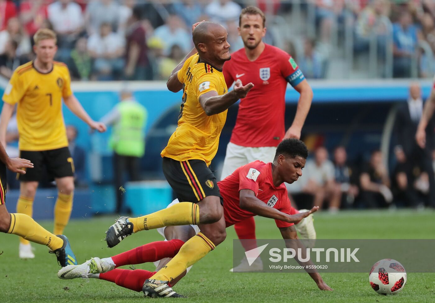Russia World Cup Belgium - England