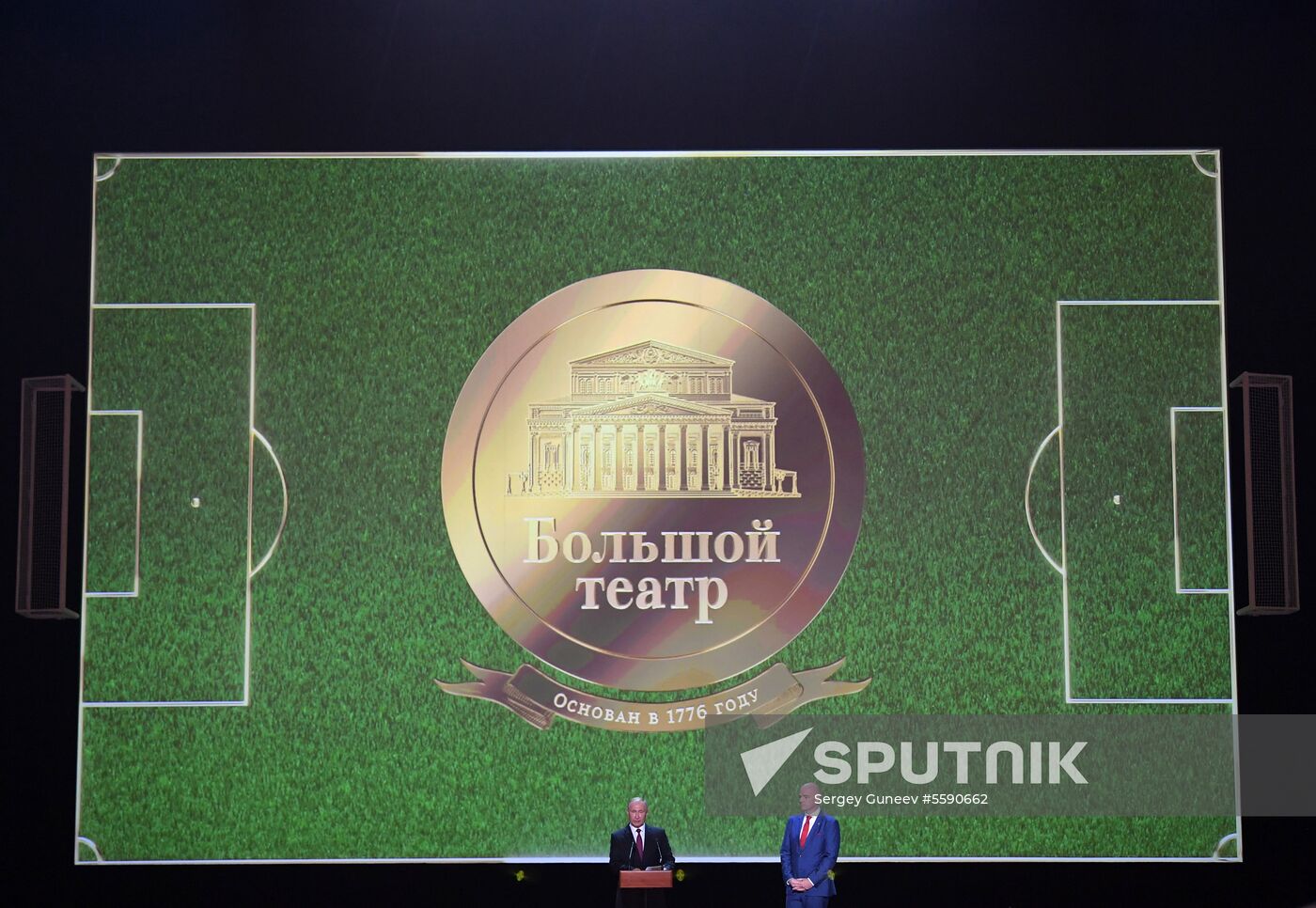 President Vladimir Putin visits gala concert of world opera stars in Bolshoi Theater