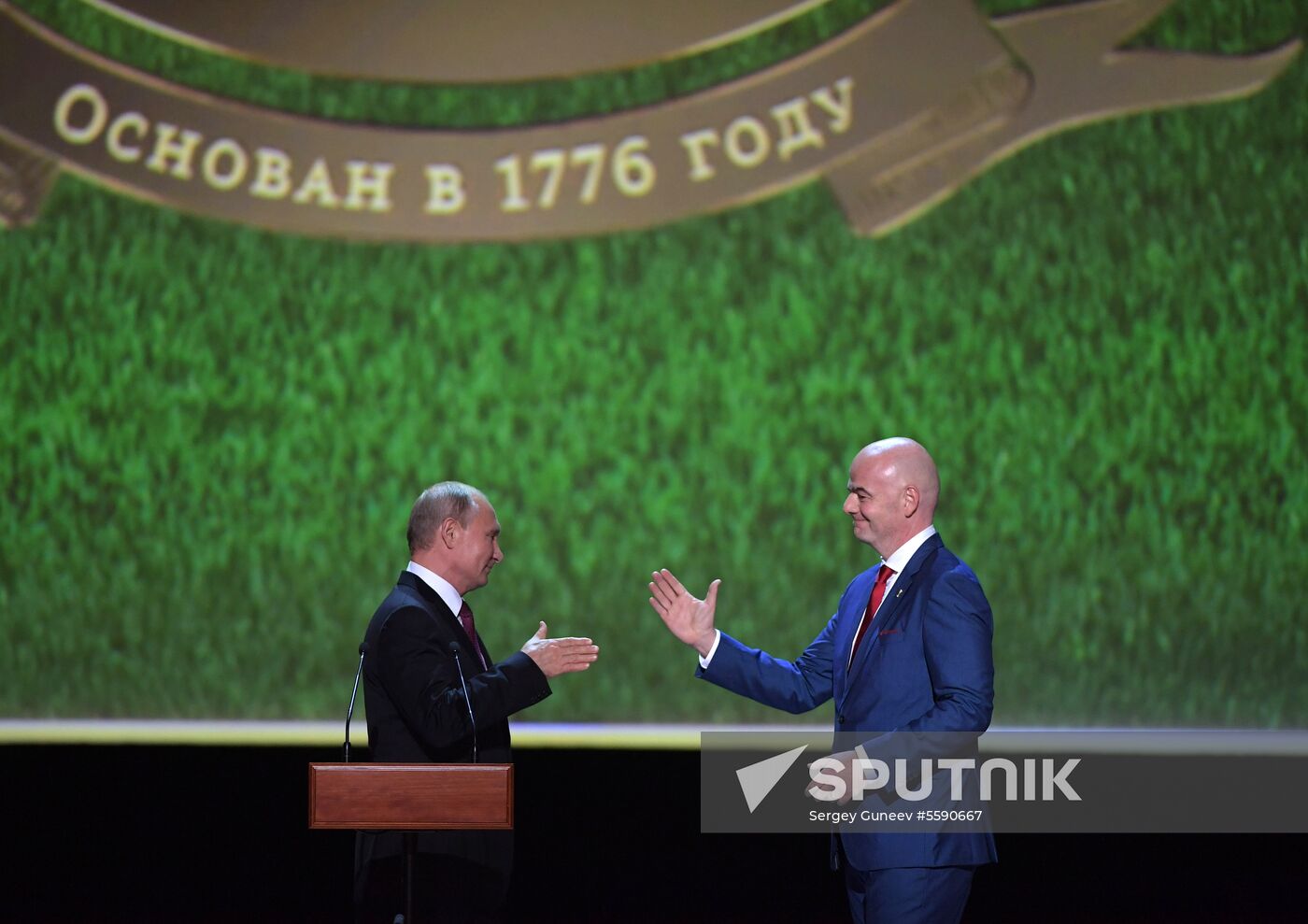 President Vladimir Putin visits gala concert of world opera stars in Bolshoi Theater