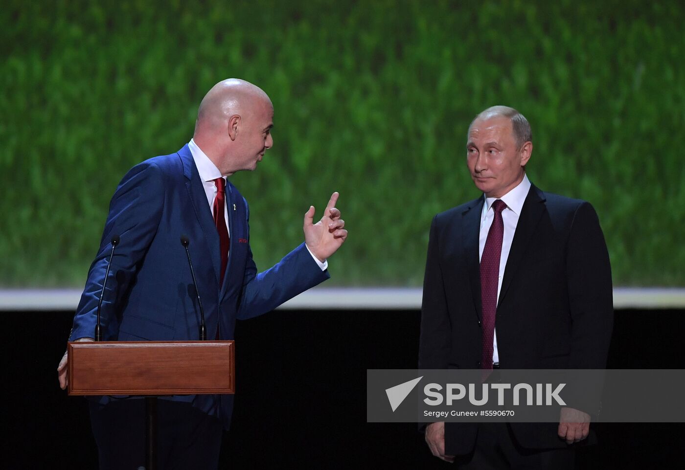 President Vladimir Putin visits gala concert of world opera stars in Bolshoi Theater