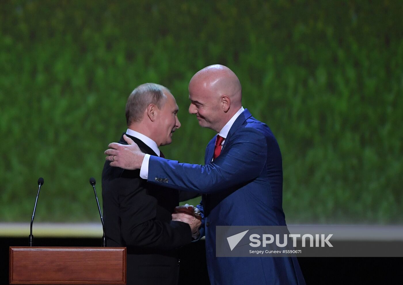 President Vladimir Putin visits gala concert of world opera stars in Bolshoi Theater