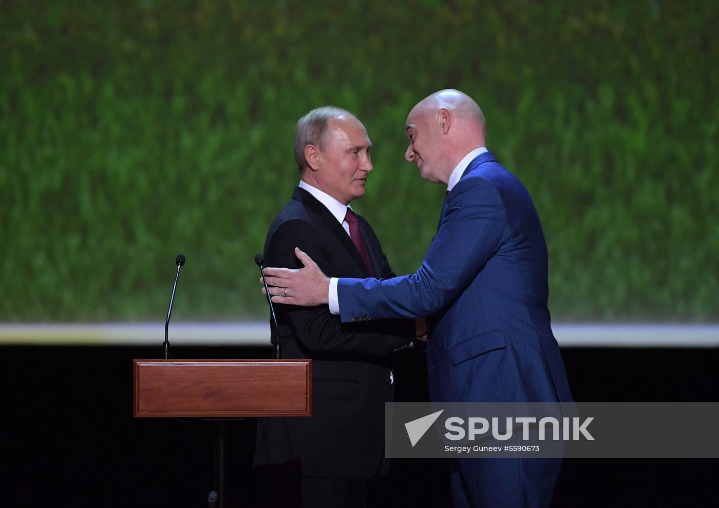 President Vladimir Putin visits gala concert of world opera stars in Bolshoi Theater