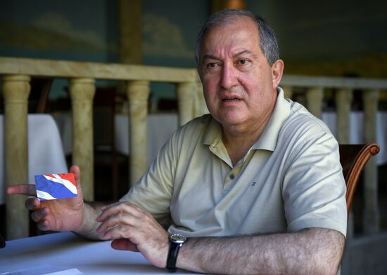 Interview with Armenian President Armen Sarkisyan