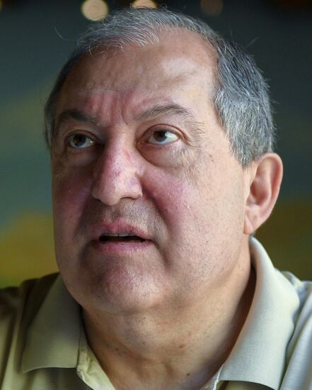 Interview with Armenian President Armen Sarkisyan