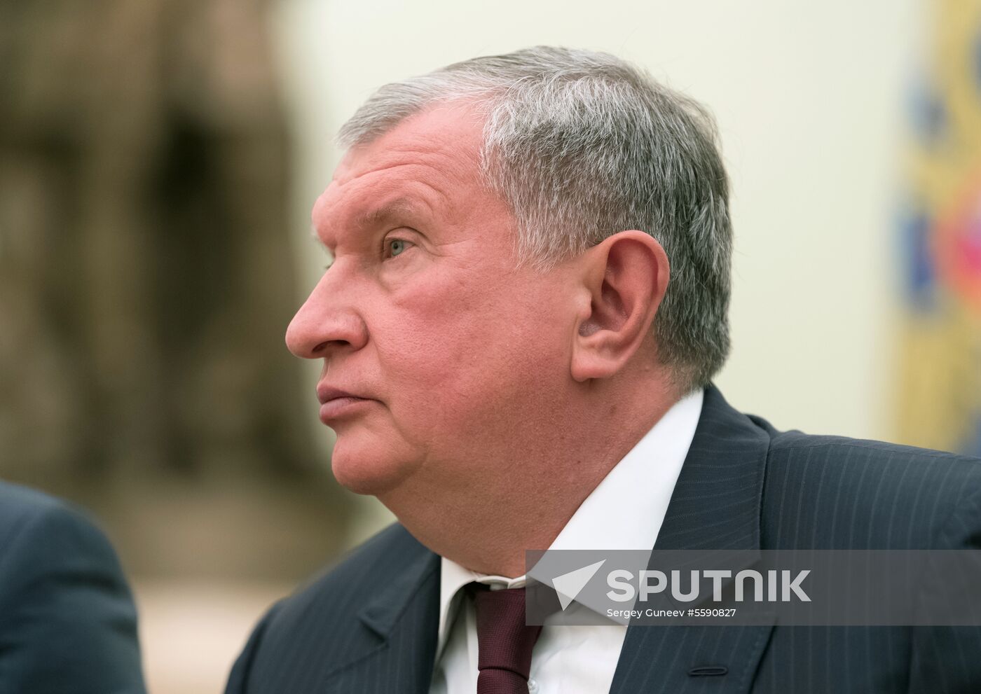 President Vladimir Putin meets with Qatari Emir Tamim bin Hamad Al Thani