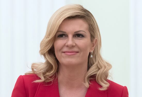 President Putin meets with Croatian President Grabar-Kitarovic