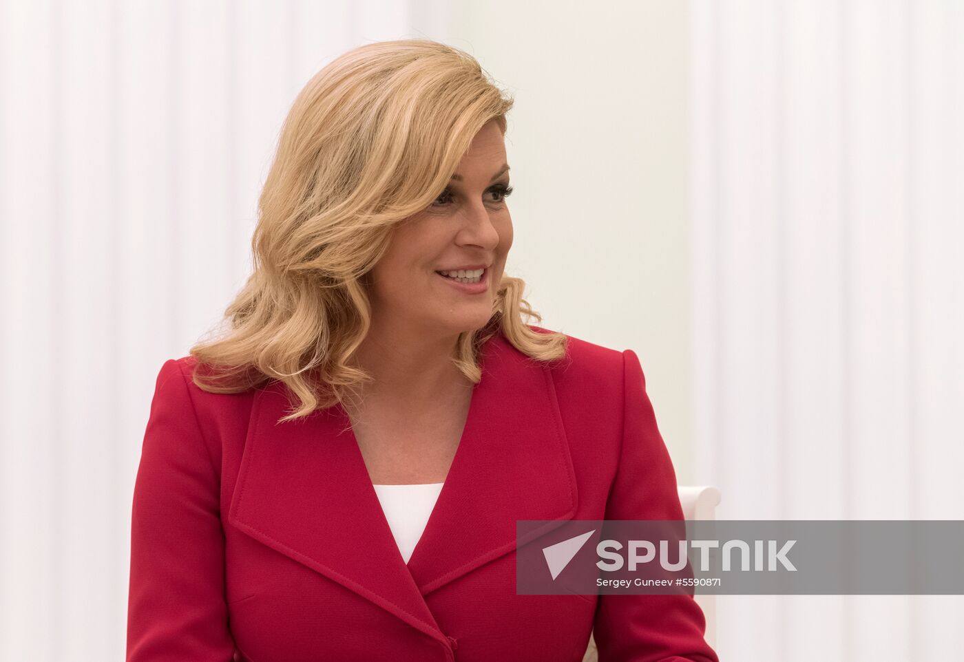 President Putin meets with Croatian President Grabar-Kitarovic
