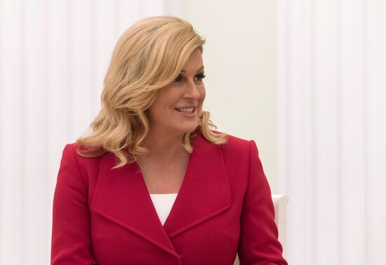 President Putin meets with Croatian President Grabar-Kitarovic