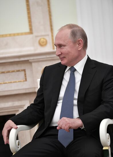 President Putin meets with Croatian President Grabar-Kitarovic