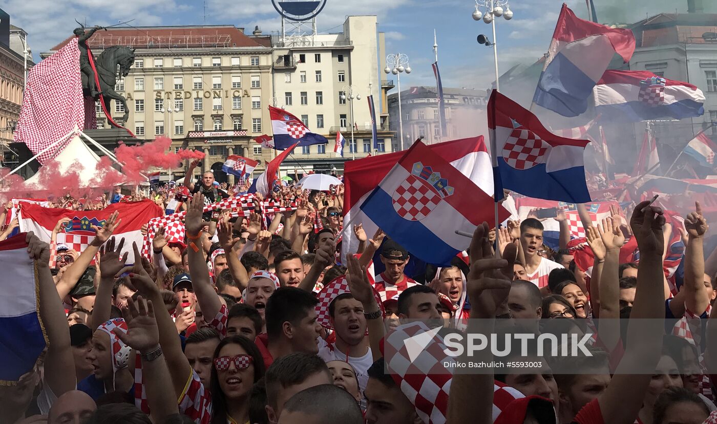 Croatia World Cup Fans