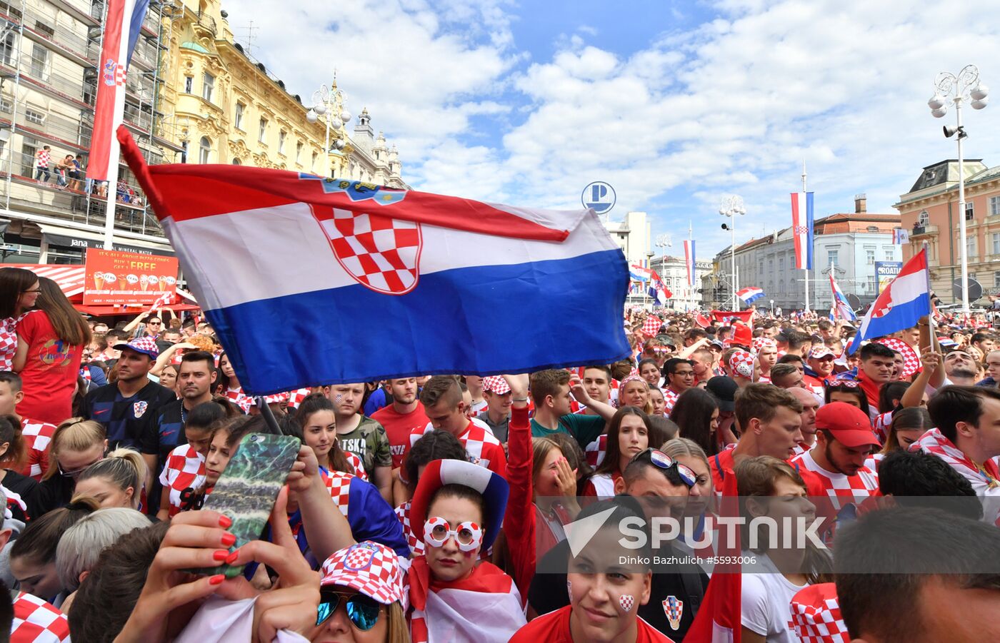 Croatia World Cup Fans