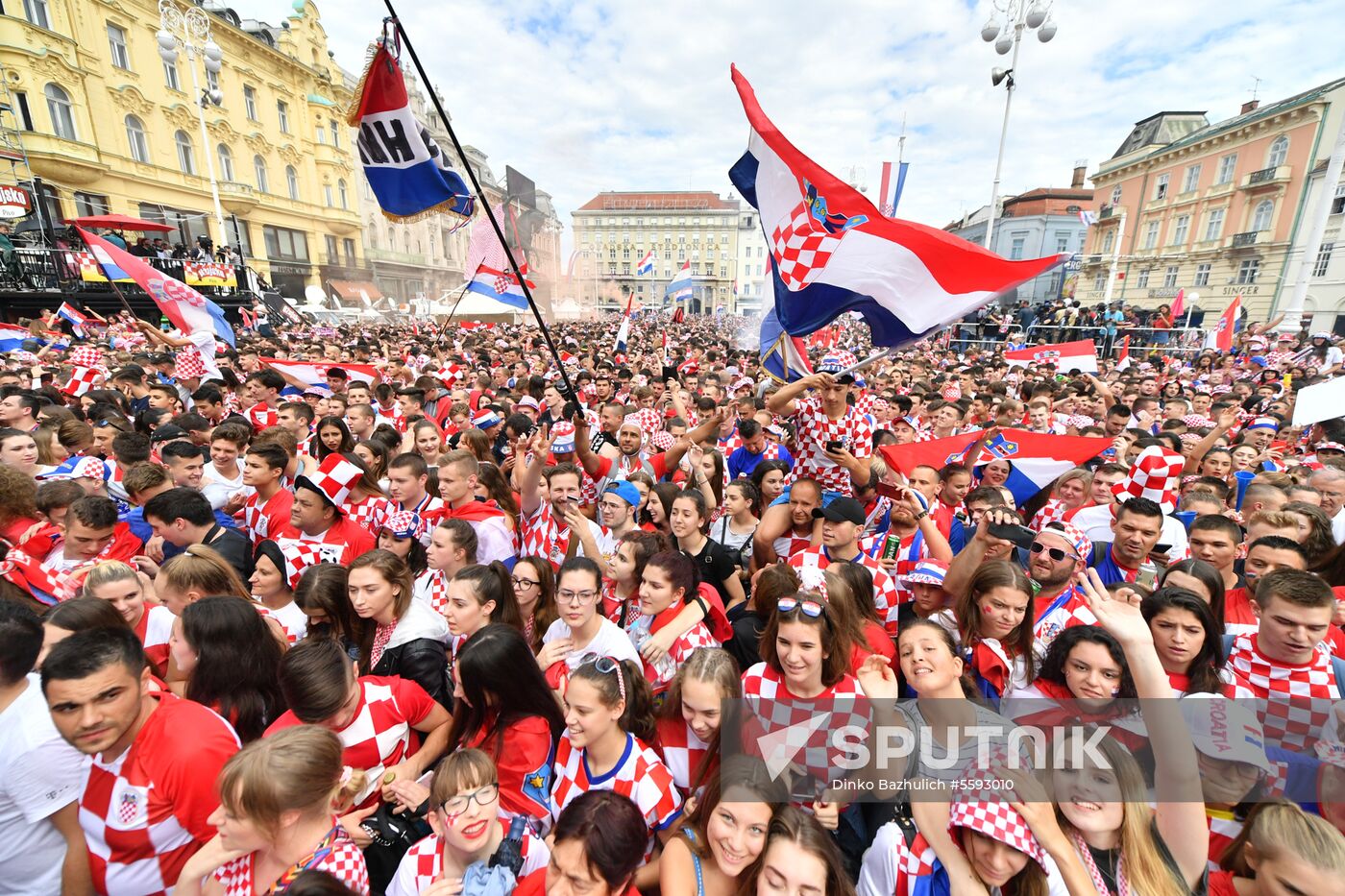 Croatia World Cup Fans