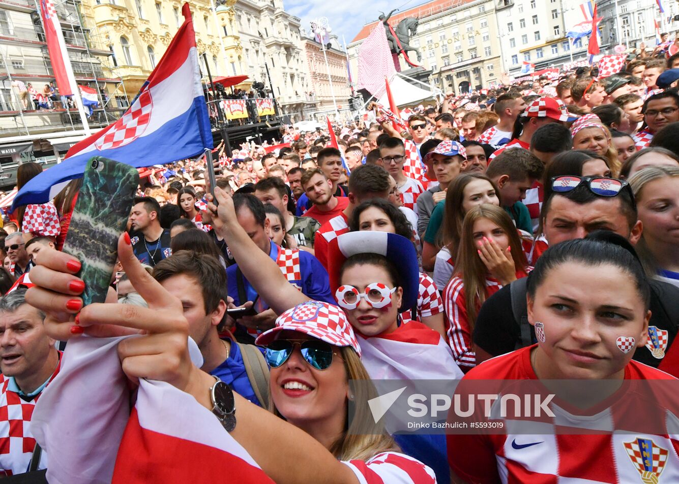 Croatia World Cup Fans