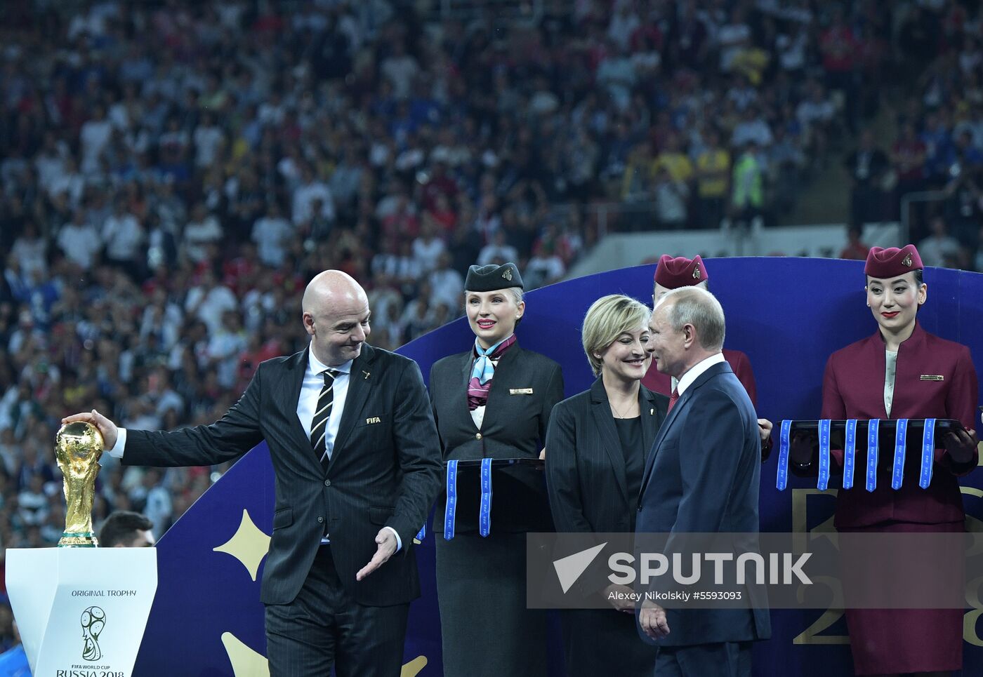 2018 World Cup award ceremony