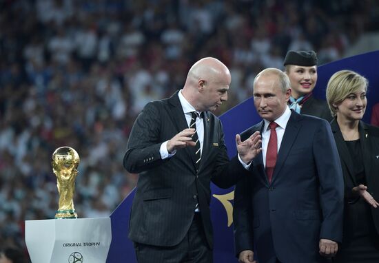 2018 World Cup award ceremony