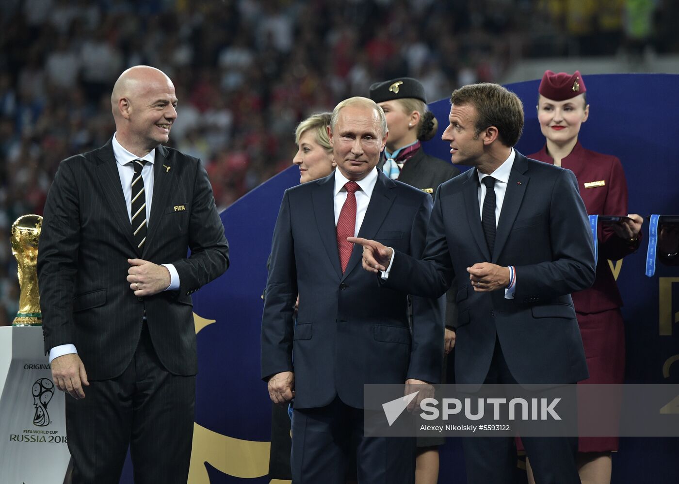 2018 World Cup award ceremony