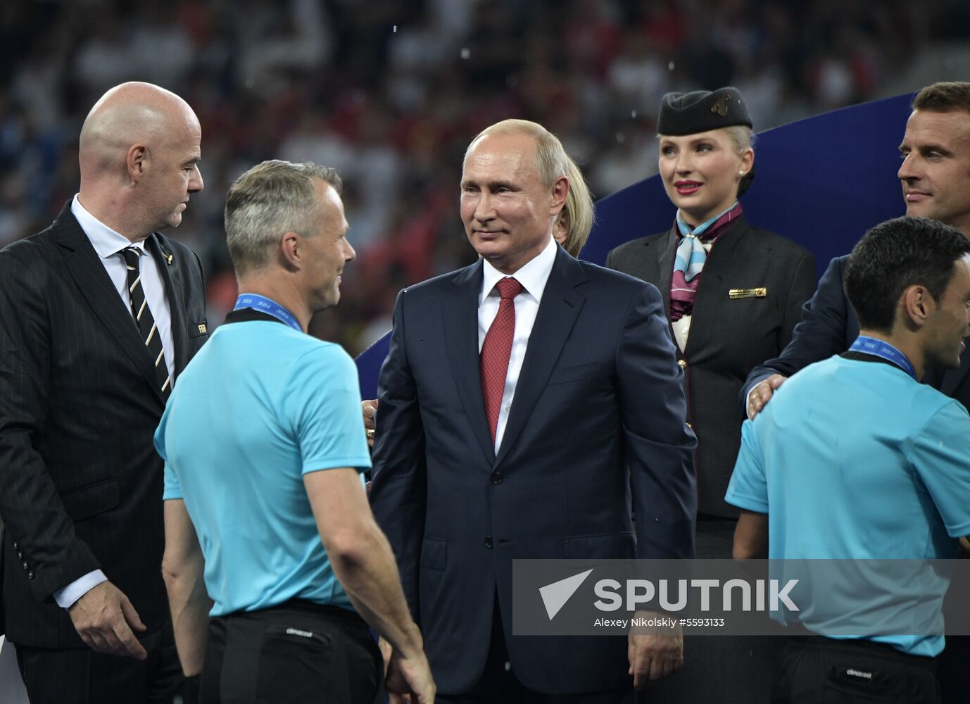 2018 World Cup award ceremony