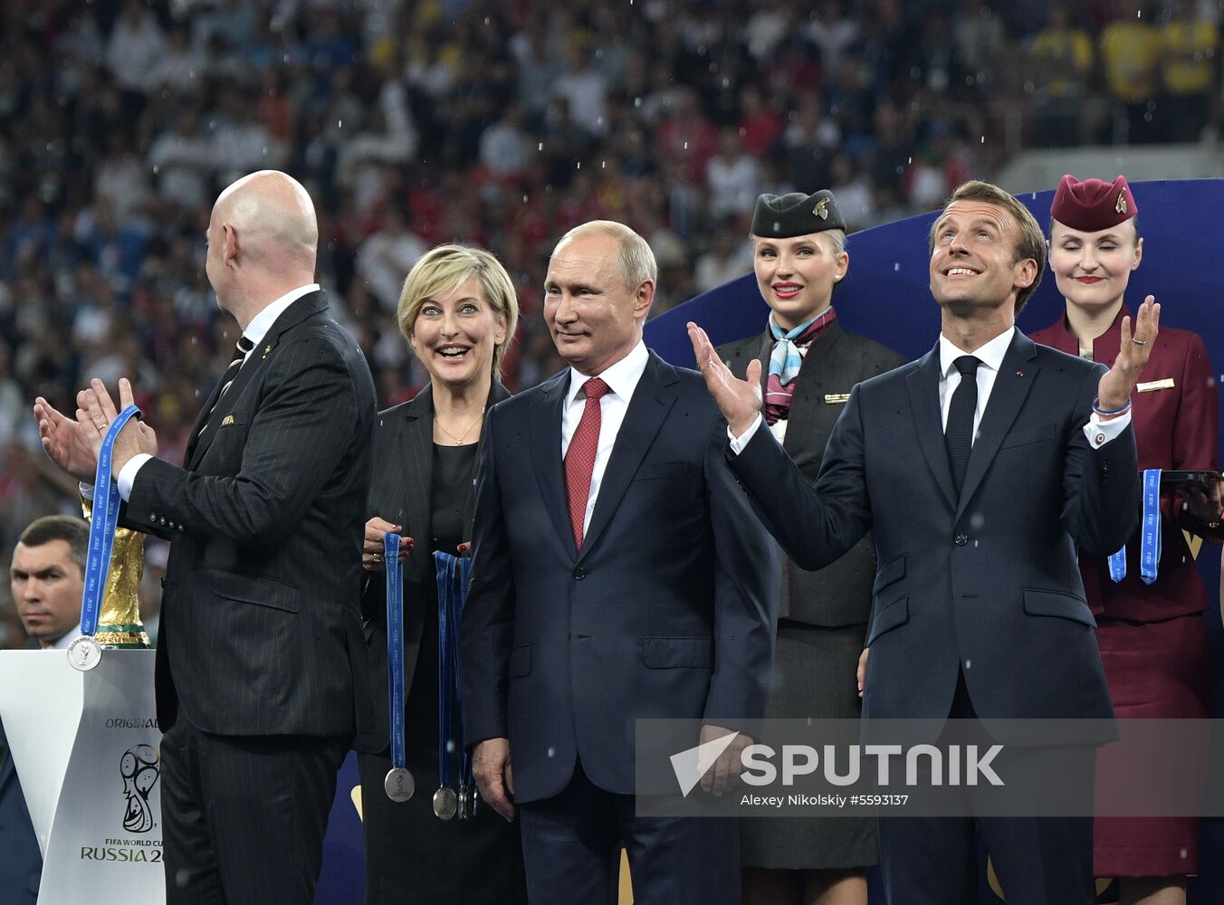 2018 World Cup award ceremony