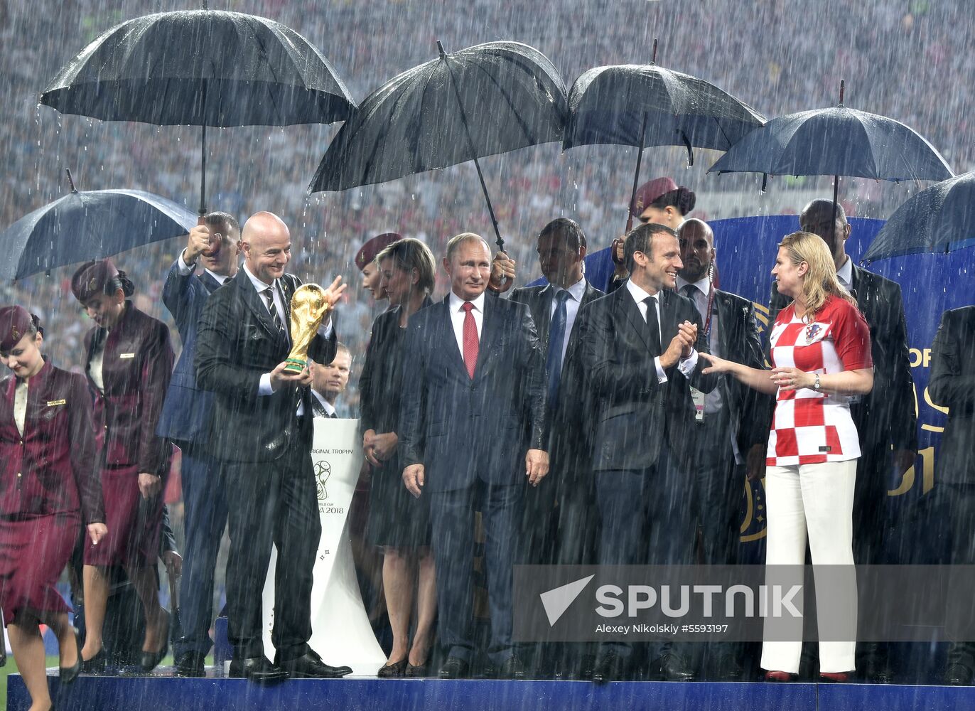 2018 World Cup award ceremony
