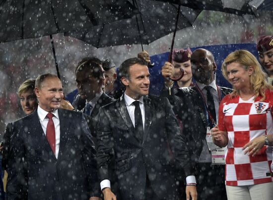 2018 World Cup award ceremony