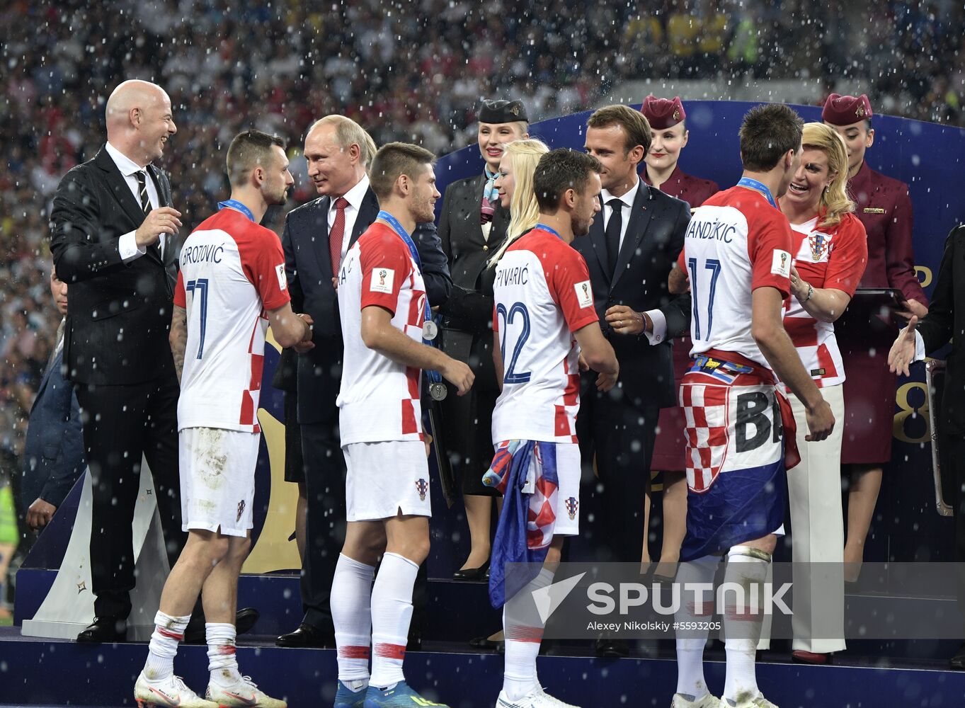 2018 World Cup award ceremony