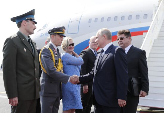 Russian President Vladimir Putin and US President Donald Trump meet in Helsinki