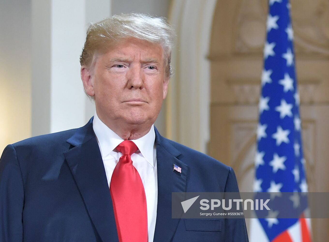 Russian President Putin and US President Trump meet in Helsinki