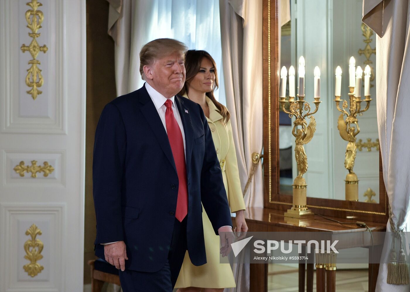 Russian President Vladimir Putin and US President Donald Trump meet in Helsinki