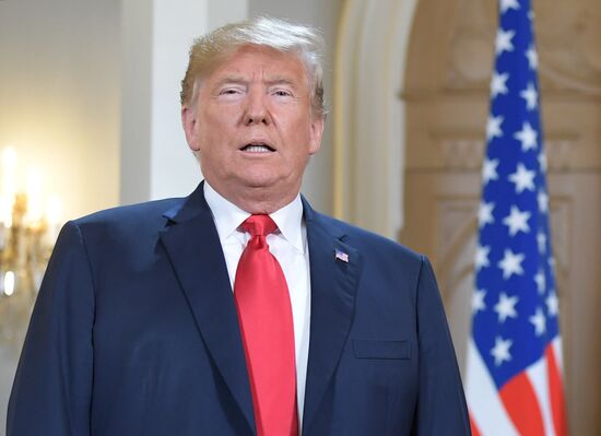 Russian President Vladimir Putin and US President Donald Trump meet in Helsinki