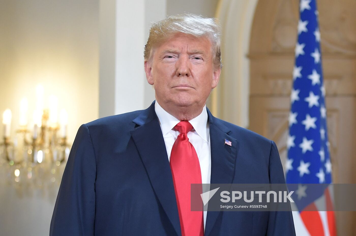Russian President Vladimir Putin and US President Donald Trump meet in Helsinki