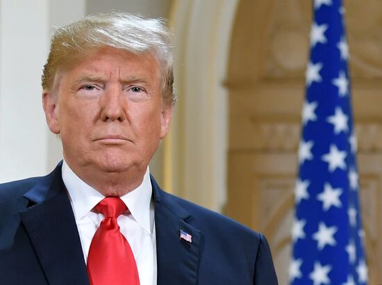 Russian President Vladimir Putin and US President Donald Trump meet in Helsinki