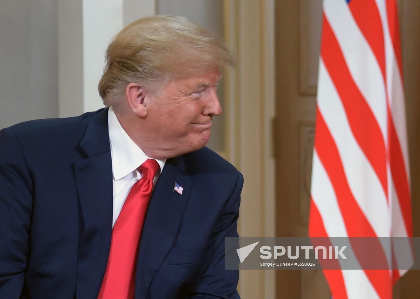 Russian President Vladimir Putin and US President Donald Trump meet in Helsinki