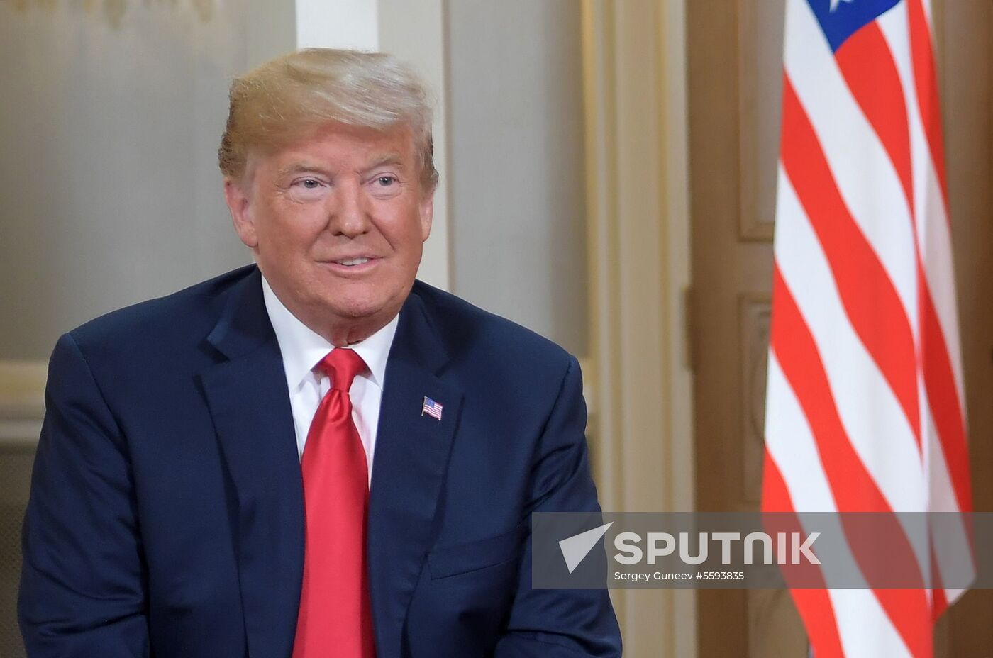 Russian President Vladimir Putin and US President Donald Trump meet in Helsinki