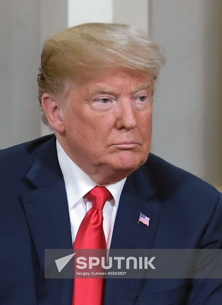 Russian President Vladimir Putin and US President Donald Trump meet in Helsinki