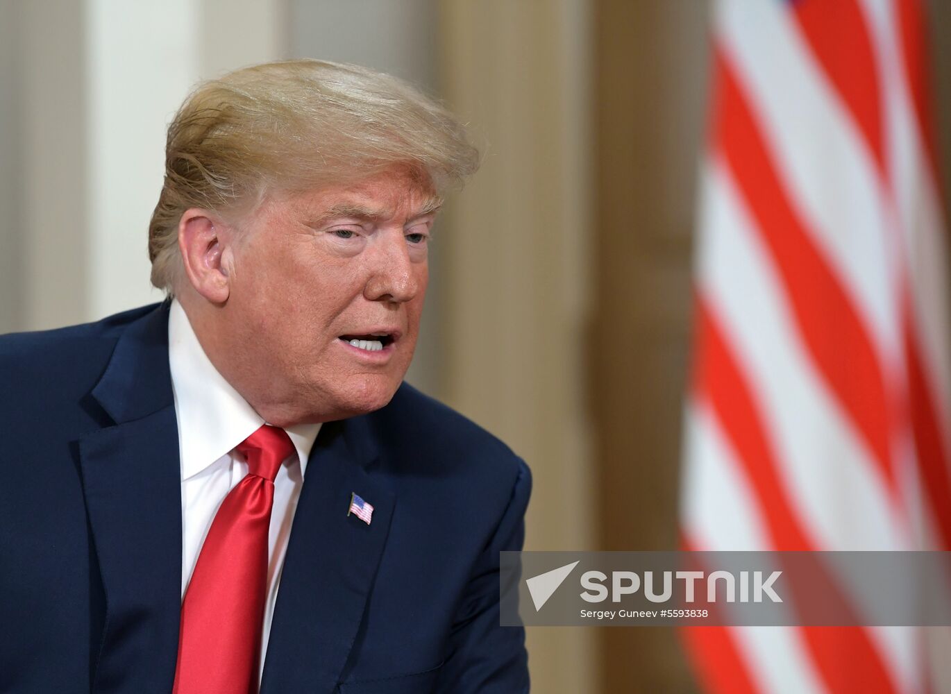 Russian President Vladimir Putin and US President Donald Trump meet in Helsinki